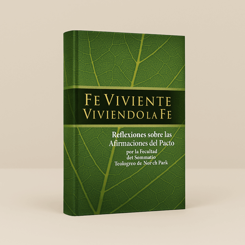 Green and black book cover with Spanish language title against a beige background