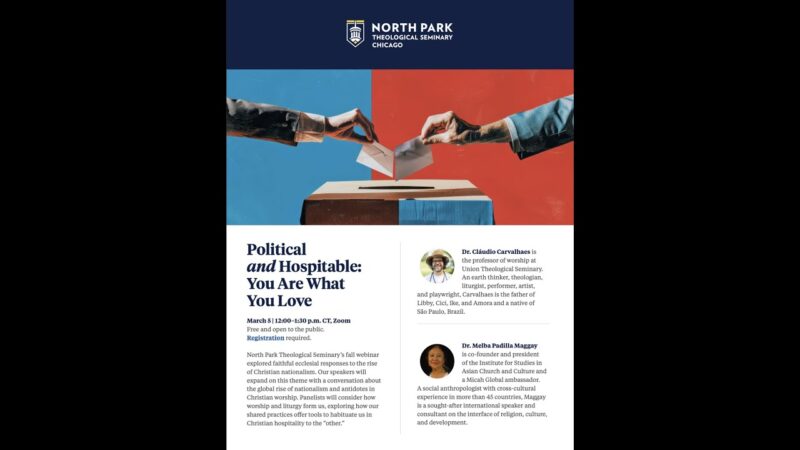 Flyer for Spring 2025 Public theology lecture