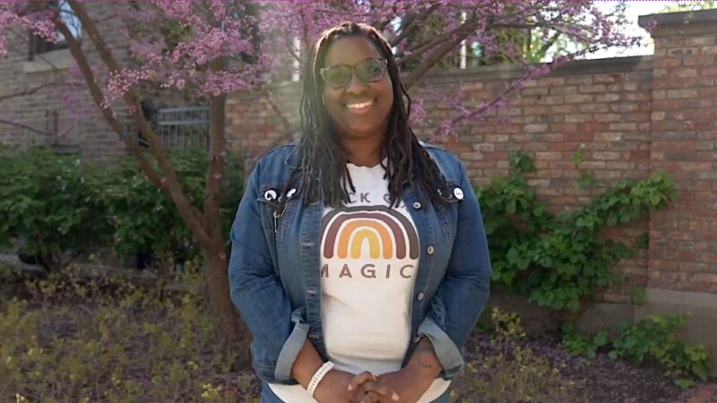 Seminary student stands ready to talk about her family on campus