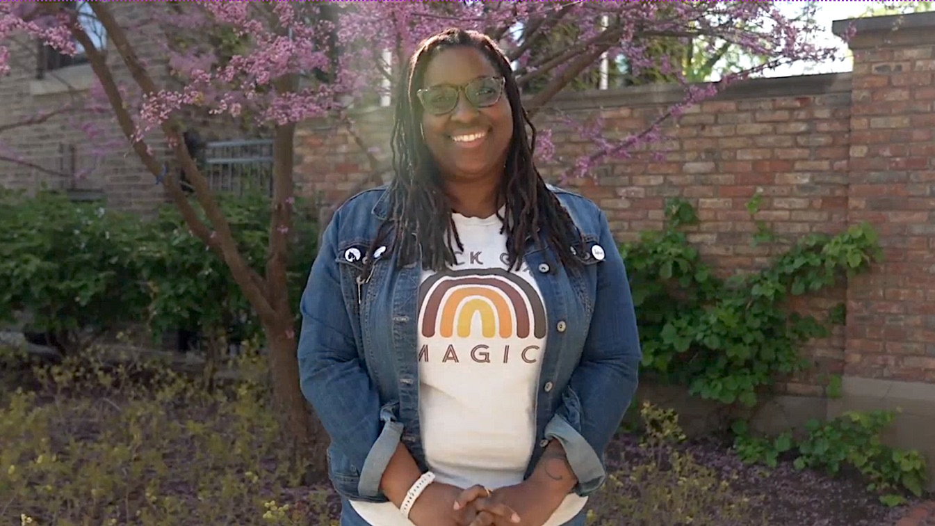Seminary student stands ready to talk about her family on campus