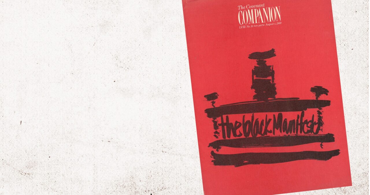 Red and black cover of the Covenant Companion August 1969 issue