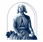 Blue Lina logo on a white background